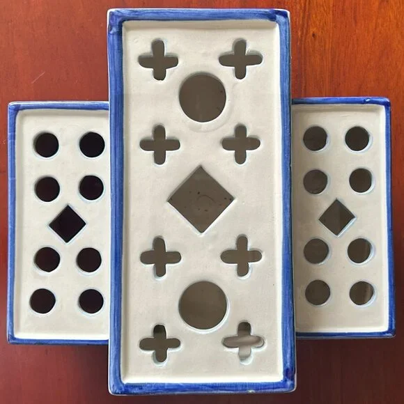 Three (3) FUN Delft Bricks Jasmijn Holland Tulipiere Frog Tulipier Pique Fleur - Picture 4 of 5